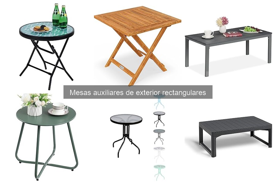 Errores comunes al comprar mesas auxiliares de exterior rectangulares