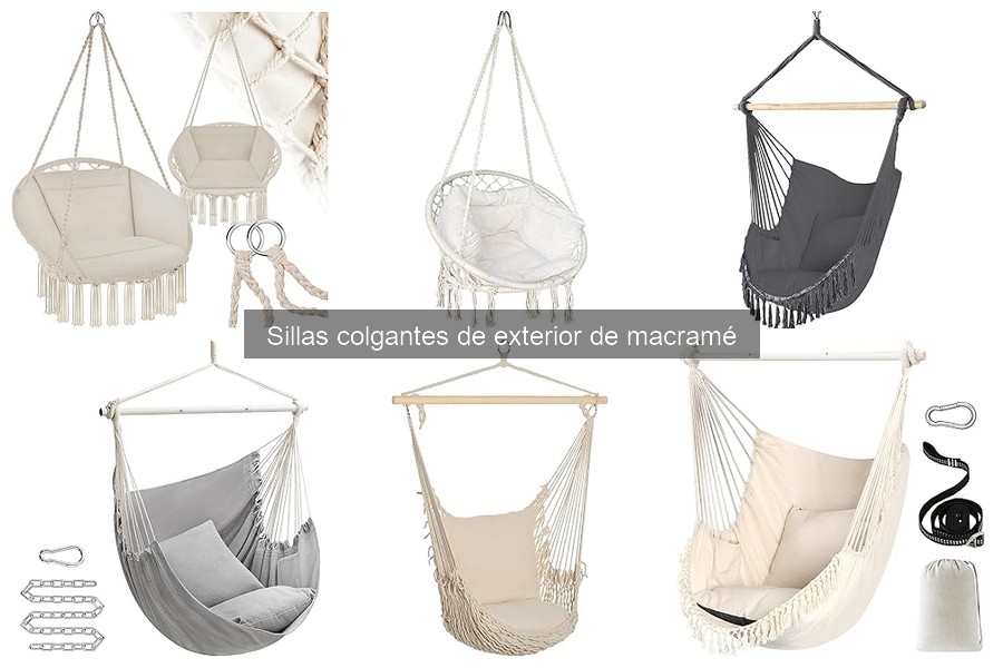 Errores comunes al comprar sillas colgantes de macramé