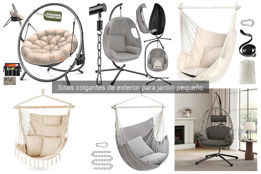 Errores comunes al comprar sillas colgantes para jardín