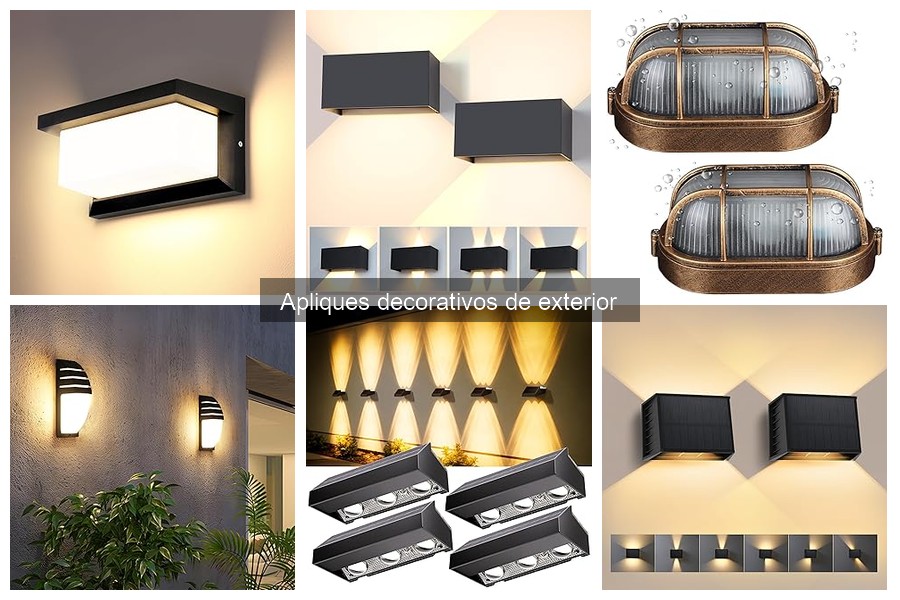 Errores comunes al elegir apliques decorativos de exterior