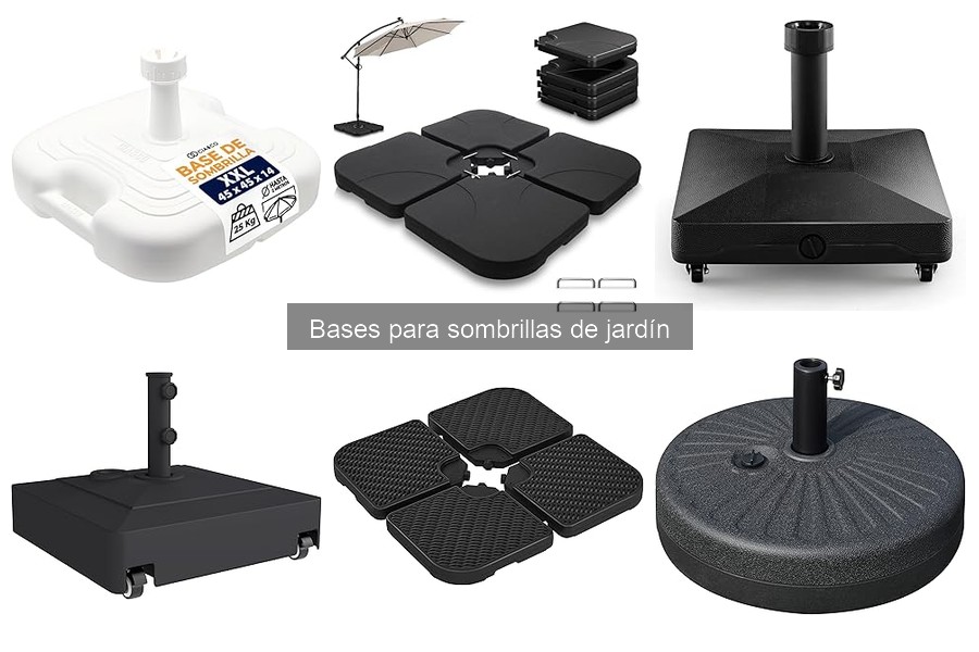 Errores comunes al elegir bases para sombrillas de jardín