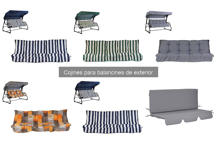 Errores comunes al elegir cojines para balancines de exterior