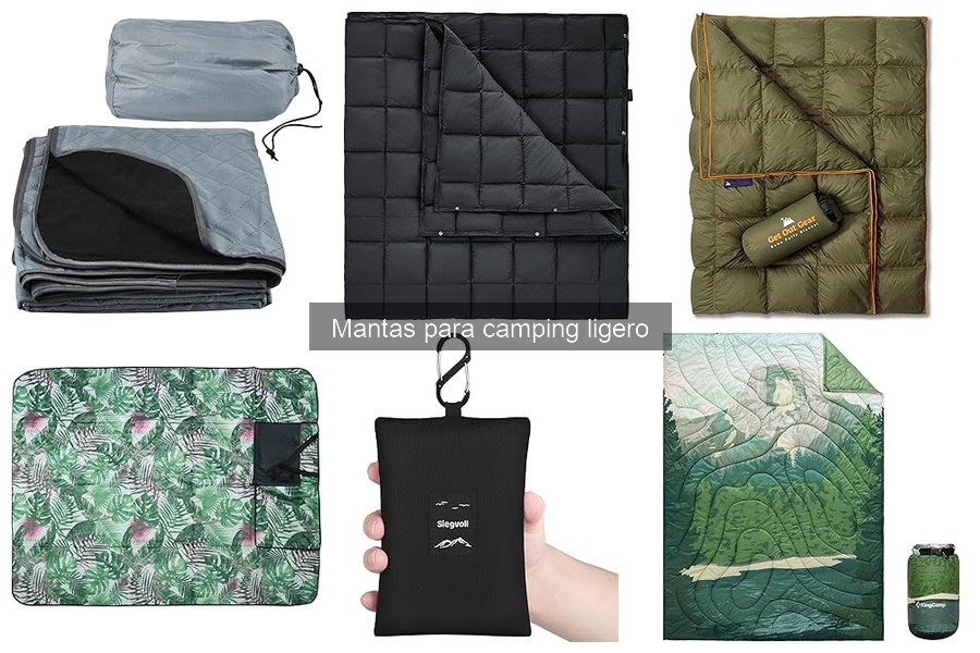 Errores comunes al elegir mantas para camping ligero
