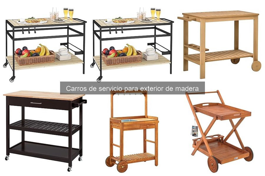Errores comunes al usar carros de servicio de madera en exteriores