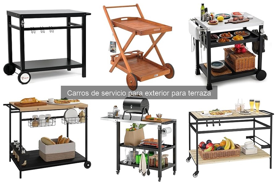 Errores comunes al usar carros de servicio para exterior