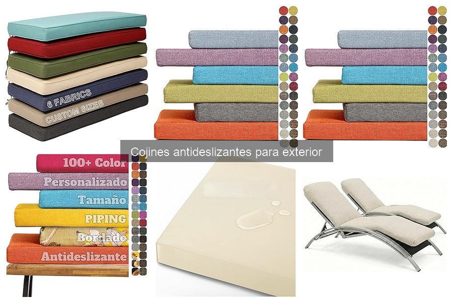 Errores comunes al usar cojines antideslizantes para exterior