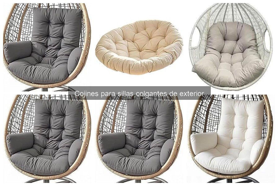 Errores comunes al usar cojines para sillas colgantes