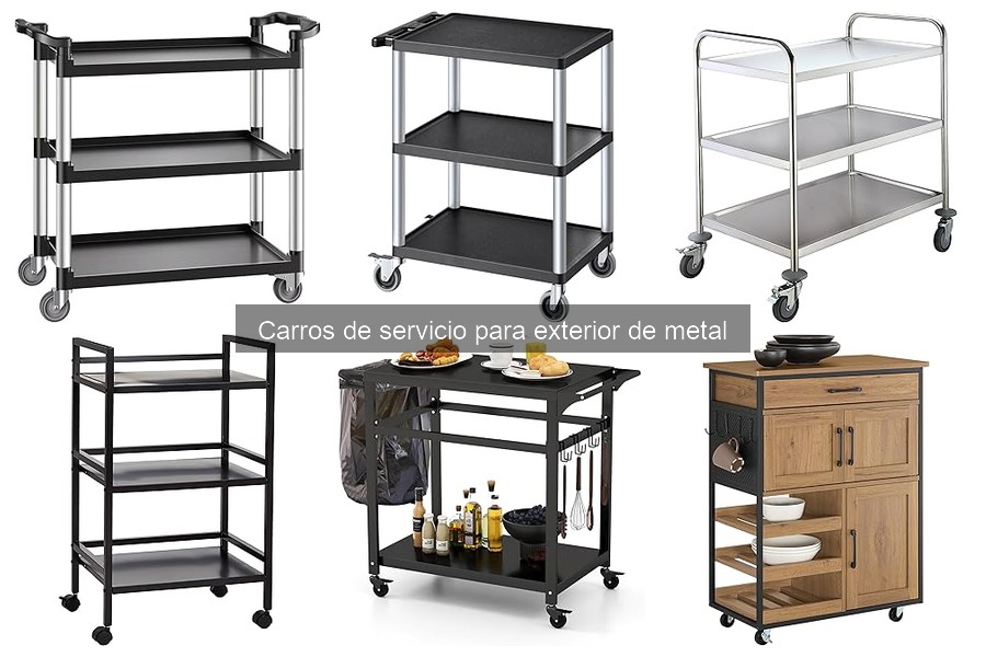 Errores comunes al usar un carro de servicio de metal