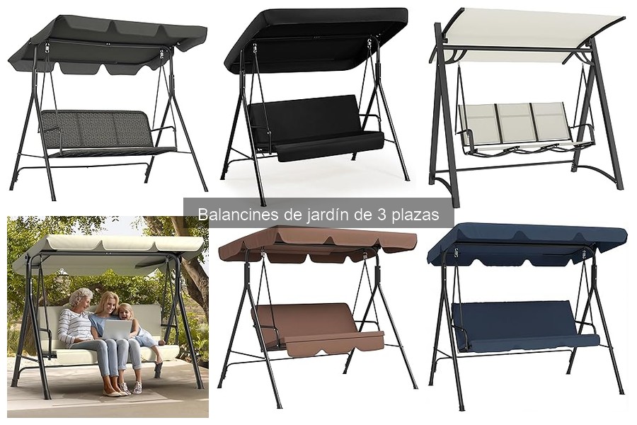 ¿Es un balancín de jardín de 3 plazas ideal para familias?