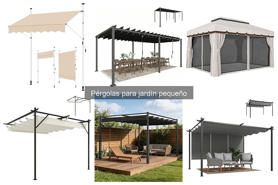 Estilos de decoración para pérgolas en jardines pequeños