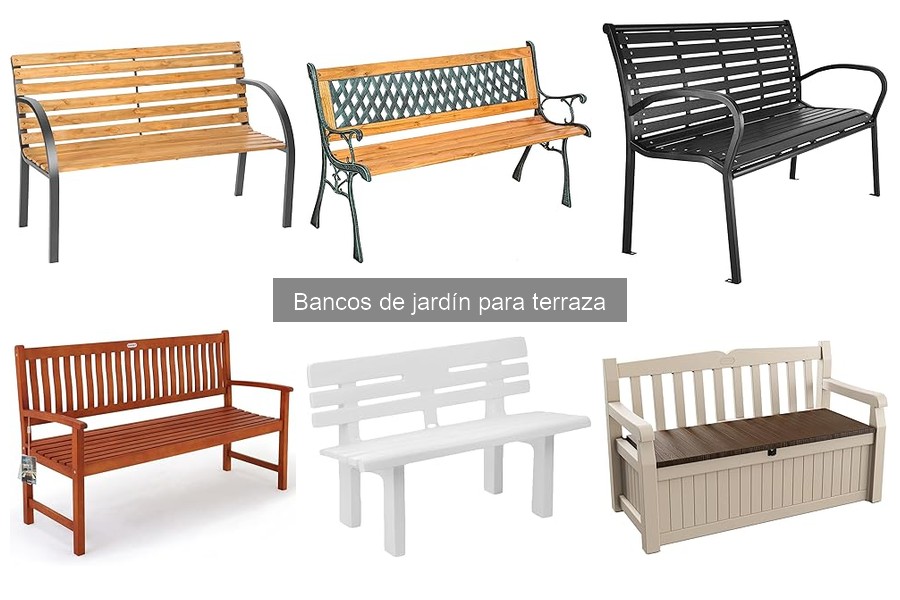 Estilos de decoración que combinan con bancos de jardín