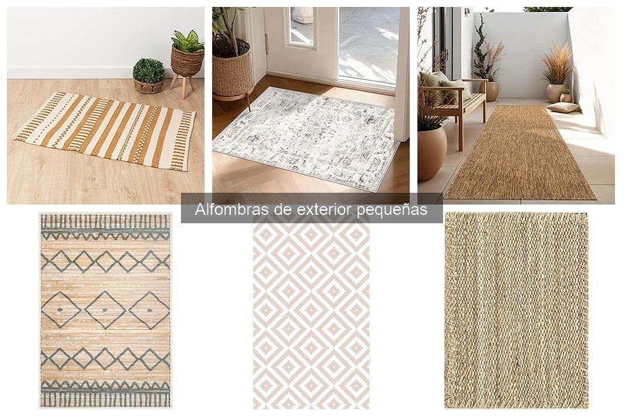 Estilos decorativos ideales para alfombras de exterior pequeñas