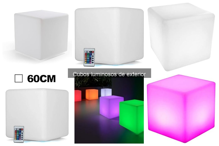 ** Experiencias y opiniones sobre cubos luminosos de exterior