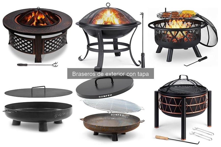 Guía de compra: braseros de exterior con tapa