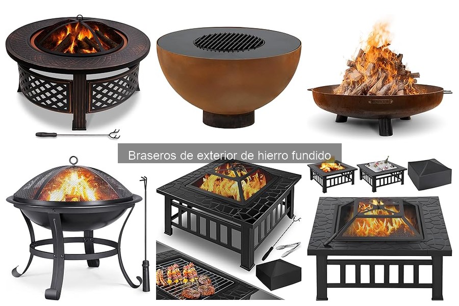 Guía de compra: braseros de exterior de hierro fundido