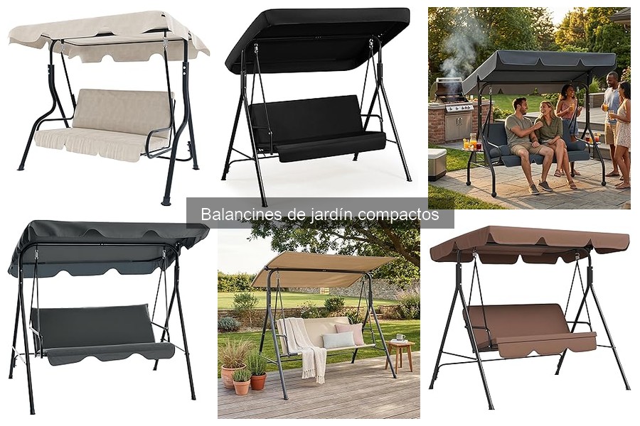 Guía de compra de balancines de jardín compactos