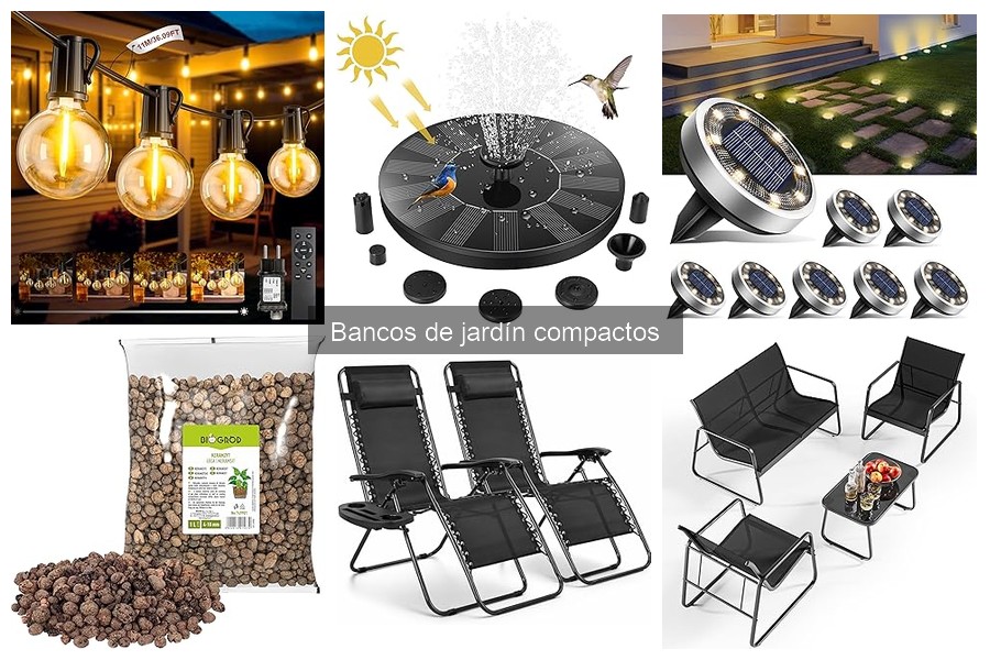 Guía de compra de bancos de jardín compactos