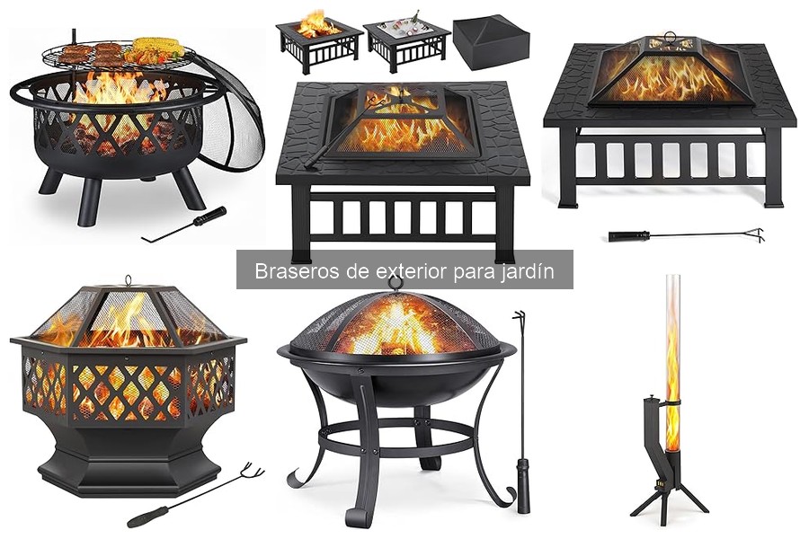 Guía de compra de braseros de exterior para jardín