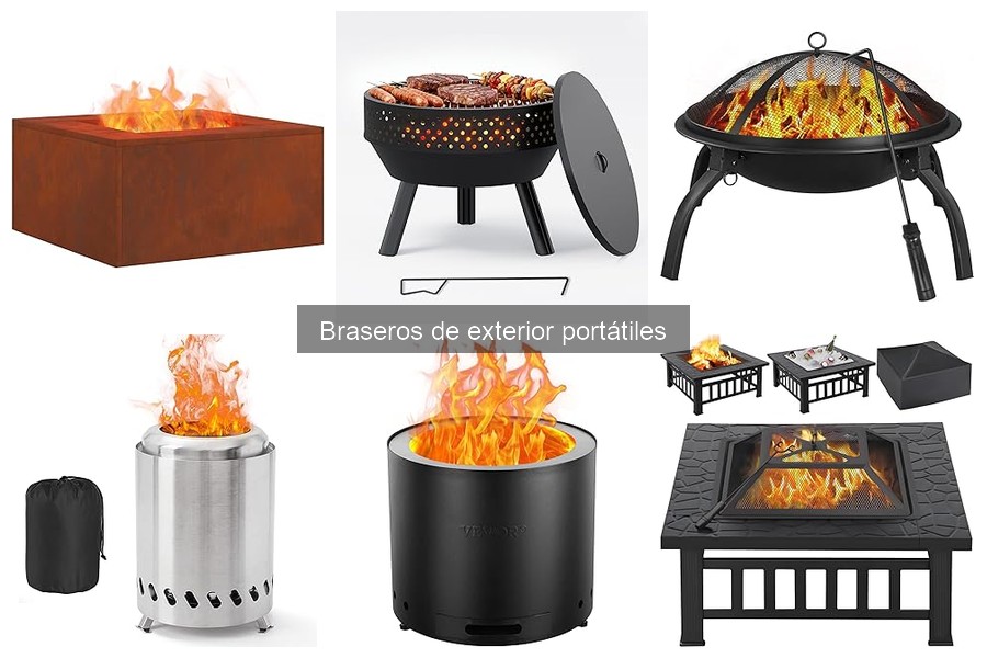 Guía de compra de braseros de exterior portátiles