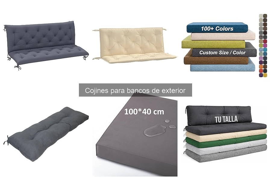 Guía de compra de cojines para bancos de exterior