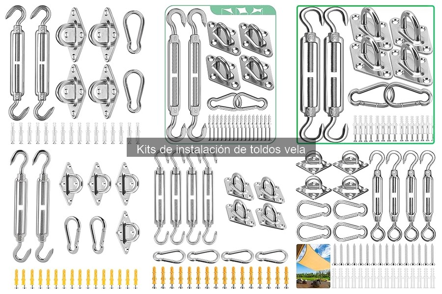 Guía de compra de kits de instalación de toldos vela