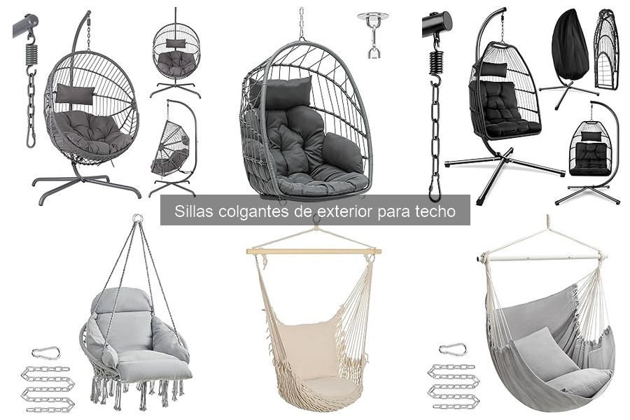 Guía de compra de sillas colgantes de exterior