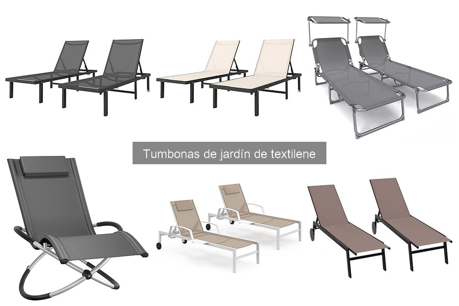 Guía de compra de tumbonas de jardín de textilene