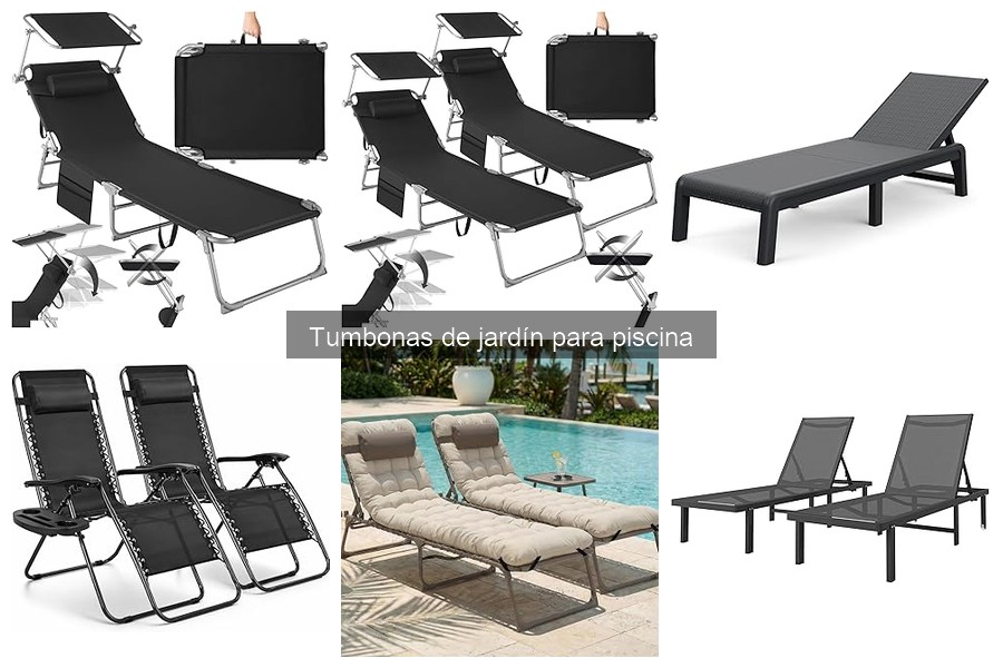 Guía de compra de tumbonas de jardín para piscina