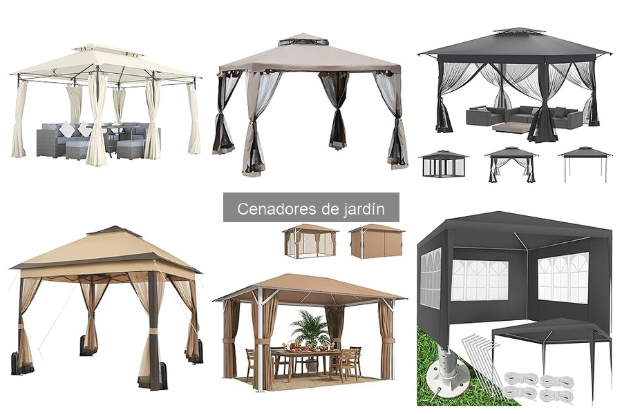 Guía de compra: Mejores cenadores de jardín para tu hogar