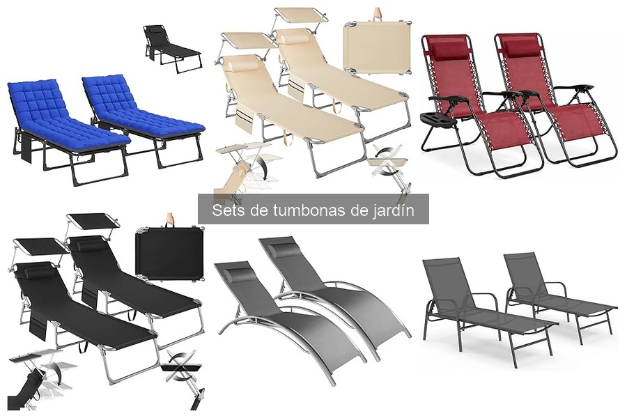 Guía de compra para sets de tumbonas de jardín