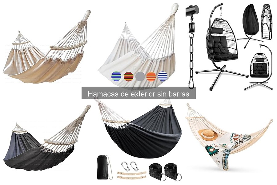 Guía de instalación de hamacas de exterior sin barras