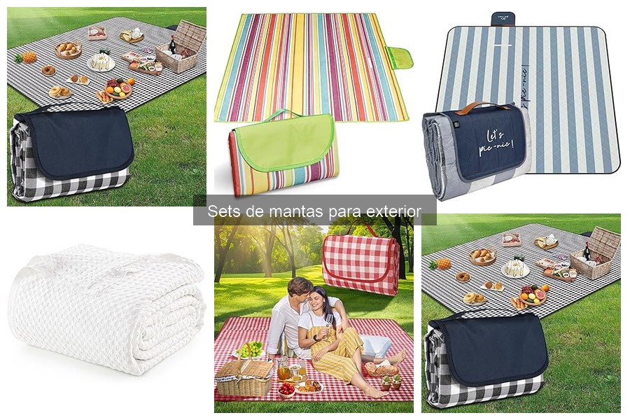 Guía de Mantenimiento para Sets de Mantas de Exterior