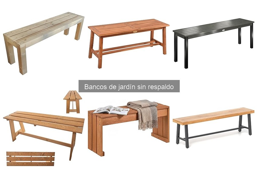 Guía para Comprar Bancos de Jardín Sin Respaldo