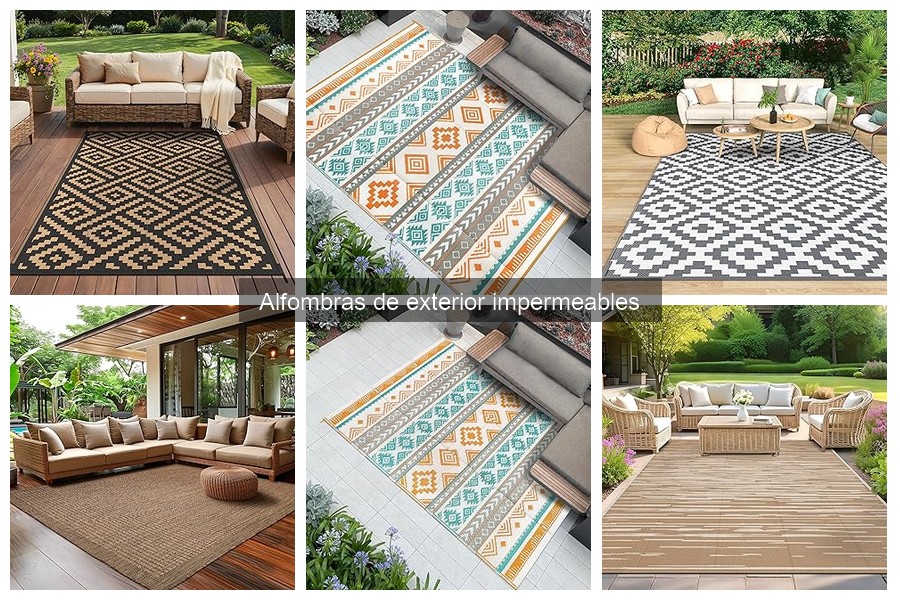 Guía para elegir alfombras de exterior impermeables