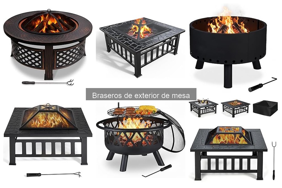 Guía para Elegir el Mejor Brasero de Exterior de Mesa