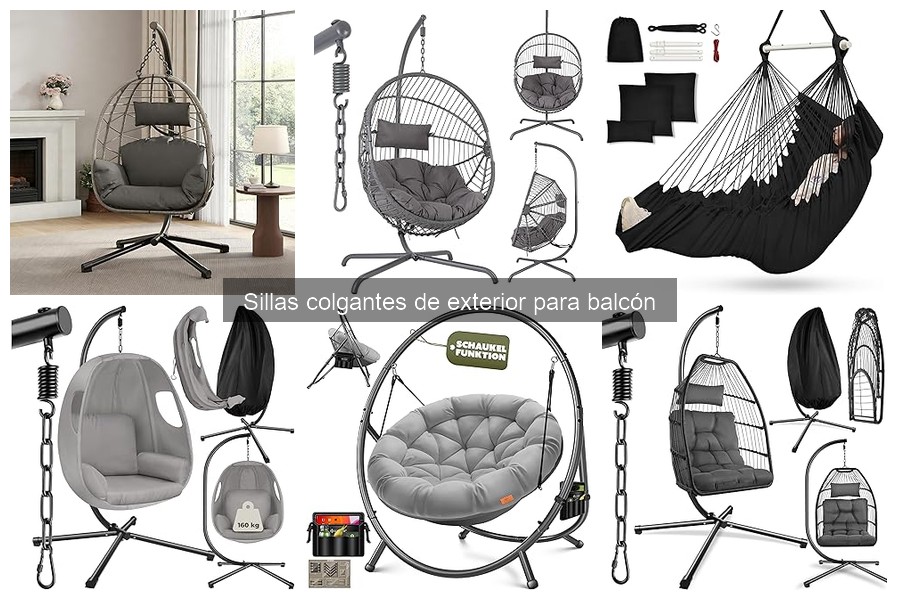 ** Guía para elegir la mejor silla colgante para balcón