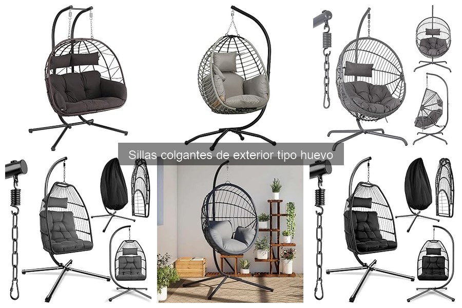 Guía para elegir la mejor silla colgante tipo huevo
