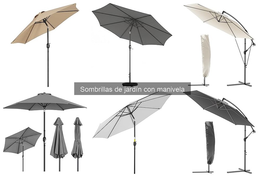 Guía para elegir la mejor sombrilla de jardín con manivela