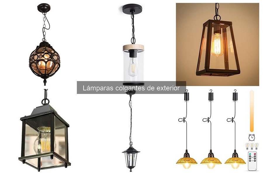 Guía para elegir lámparas colgantes de exterior perfectas
