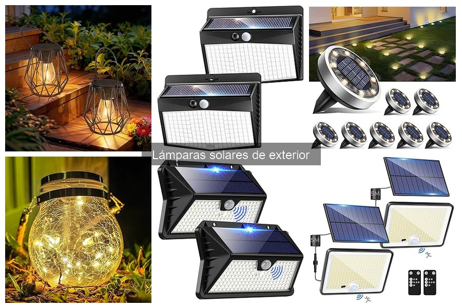 Guía para elegir las mejores lámparas solares de exterior