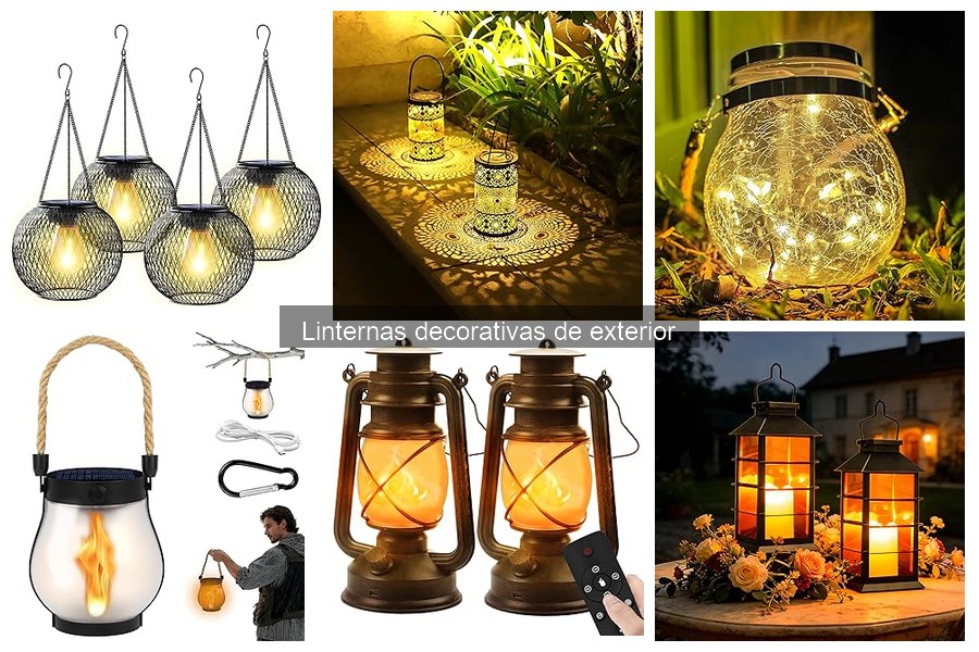 Guía para elegir las mejores linternas decorativas de exterior