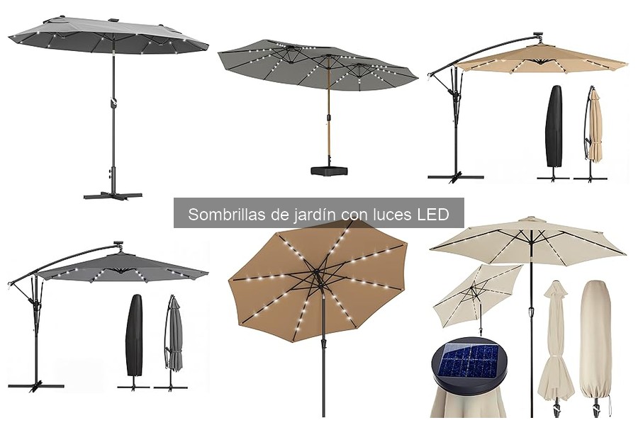 Guía para Elegir Sombrillas de Jardín con Luces LED