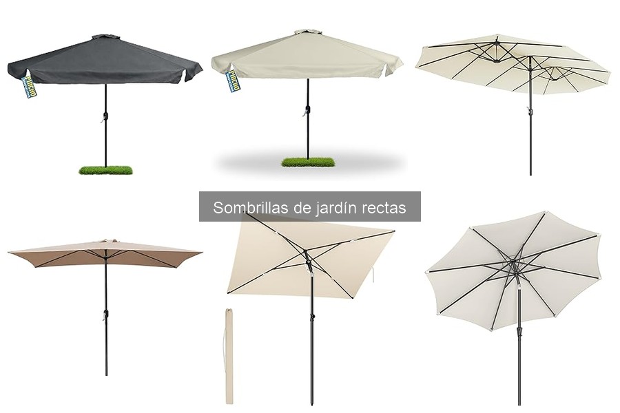 Guía para elegir sombrillas de jardín rectas para tu hogar