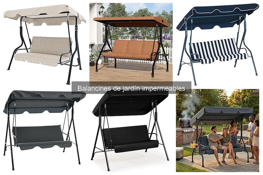 Guía para instalar un balancín de jardín impermeable