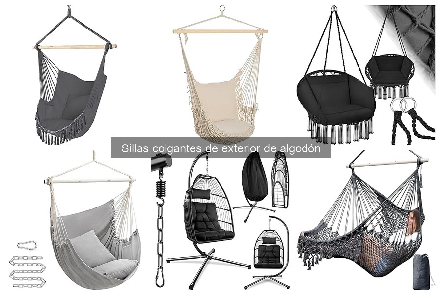Guía para Instalar una Silla Colgante de Algodón en tu Exterior
