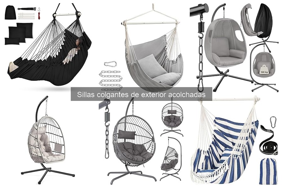 Guía para instalar una silla colgante de exterior correctamente
