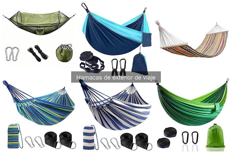 Hamacas de exterior: camping vs. uso en casa
