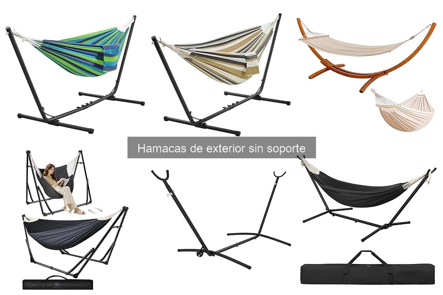 Hamacas sin soporte para espacios reducidos: ¡Comodidad en casa!