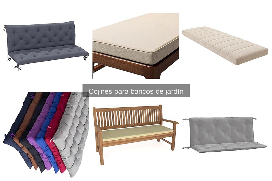 Ideas Creativas de Decoración con Cojines para Bancos de Jardín