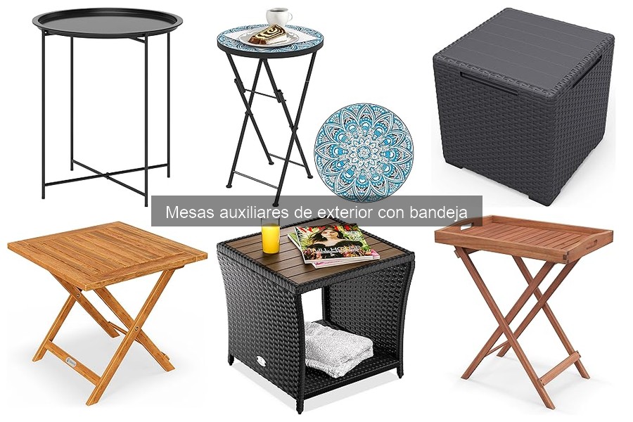 Ideas Creativas para Decorar con Mesas Auxiliares de Exterior